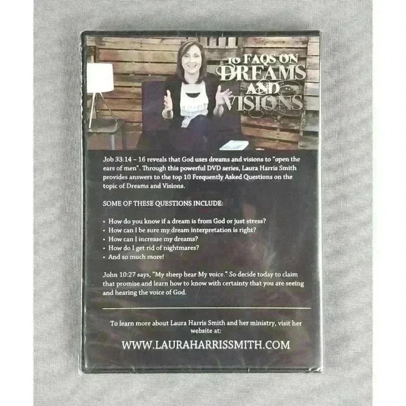 10 FAQs On Dreams and Visions with Laura Harris Smith: Job 33:14-16 (DVD) - NEW - Picture 2 of 6